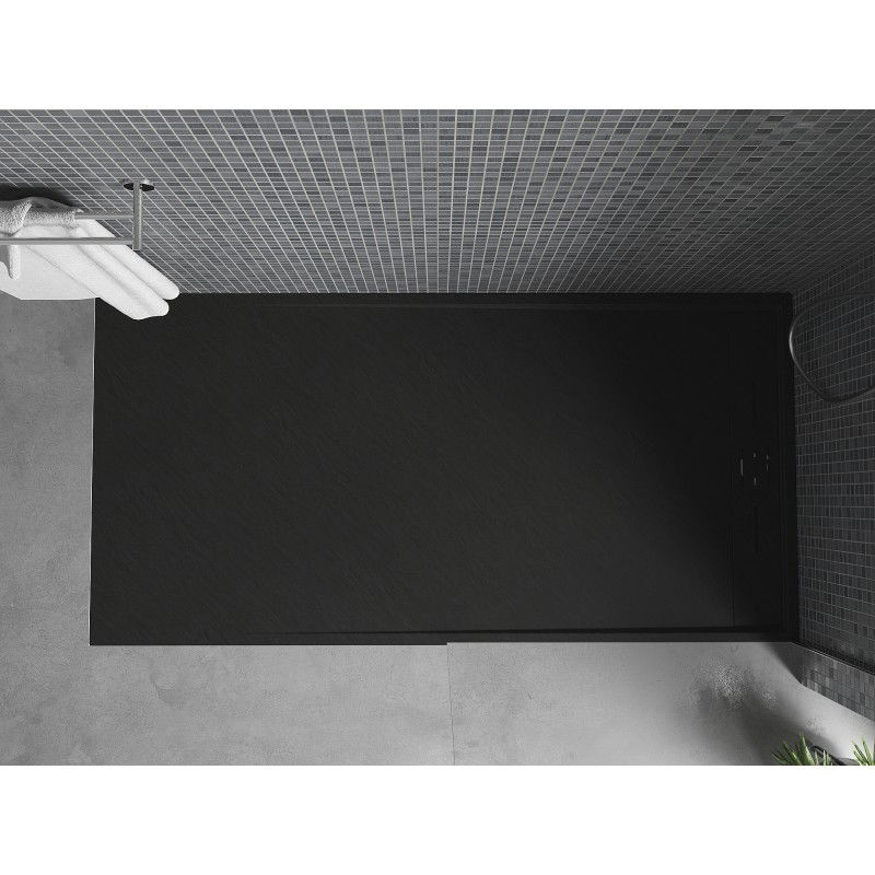 Mexen Amon receveur de douche rectangulaire SMC 170 x 80 cm, noir - 4F708017