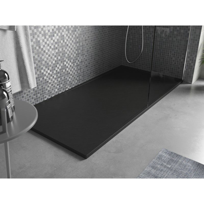 Mexen Amon receveur de douche rectangulaire SMC 180 x 80 cm, noir - 4F708018