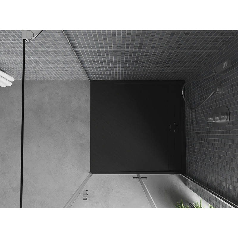 Mexen Amon receveur de douche carré SMC 80 x 80 cm, noir - 4F708080