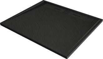 Mexen Amon receveur rectangulaire SMC 100 x 90 cm, noir - 4F709010