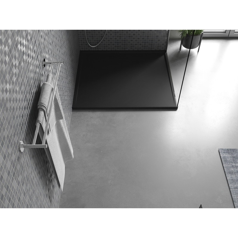 Mexen Amon receveur de douche rectangulaire SMC 100 x 90 cm, noir - 4F709010