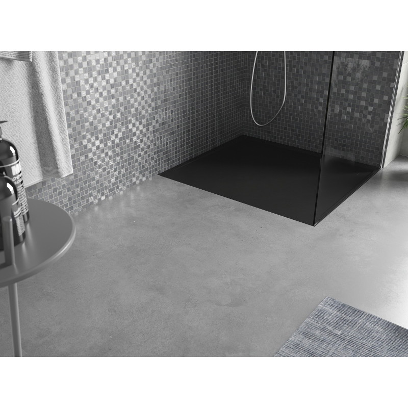 Mexen Amon receveur de douche rectangulaire SMC 100 x 90 cm, noir - 4F709010