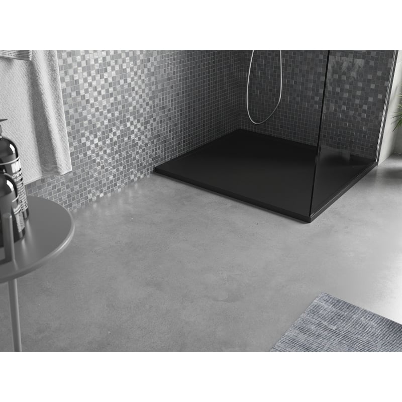 Mexen Amon receveur de douche rectangulaire SMC 100 x 90 cm, noir - 4F709010