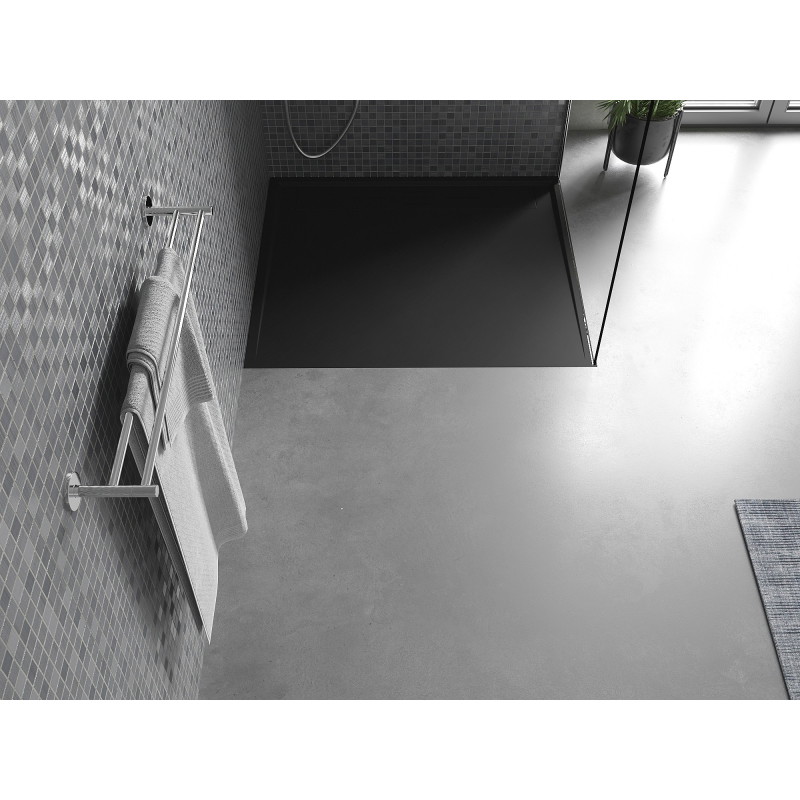 Mexen Amon receveur de douche rectangulaire SMC 100 x 90 cm, noir - 4F709010