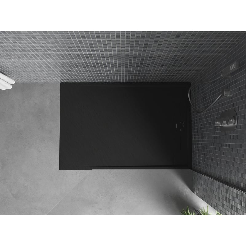 Mexen Amon receveur de douche rectangulaire SMC 130 x 90 cm, noir - 4F709013