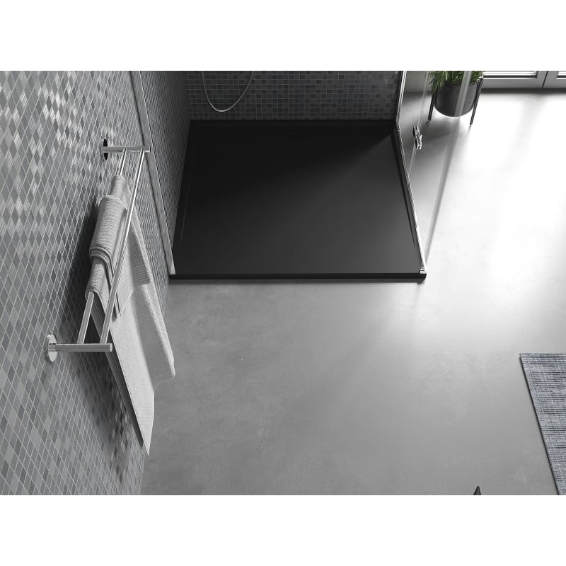 Mexen Amon bac de douche carré SMC 100 x 100 cm, noir - 4F701010