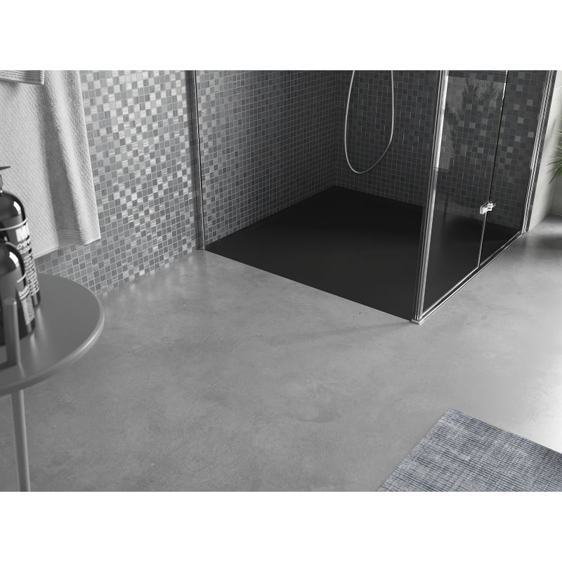 Mexen Amon bac de douche carré SMC 100 x 100 cm, noir - 4F701010