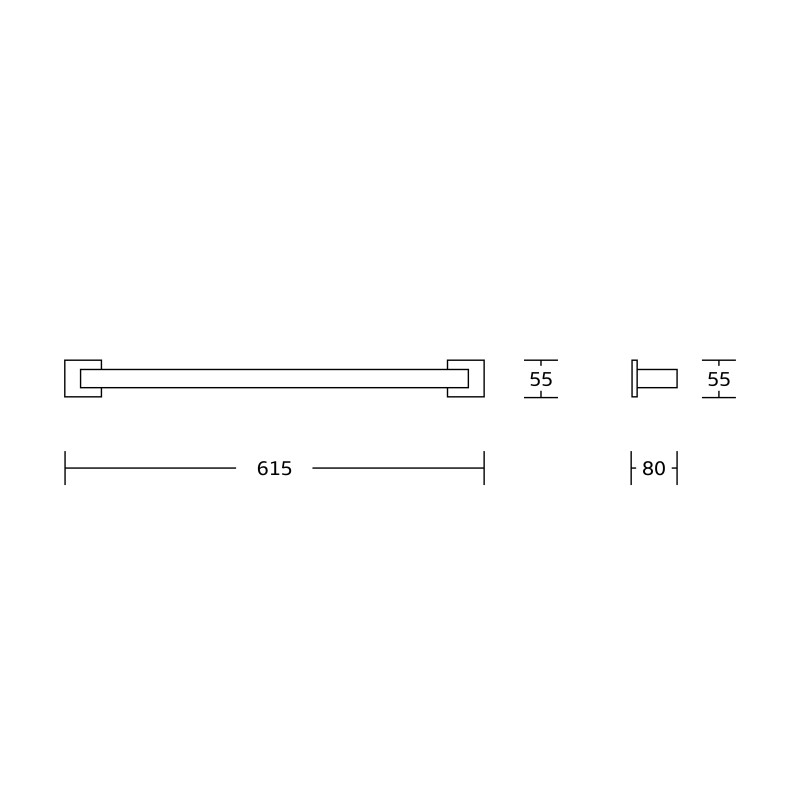 Mexen Vox porte-serviette, or brossé - 707024-55