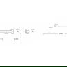 Mexen Vox porte-serviettes, Or - 707024-55