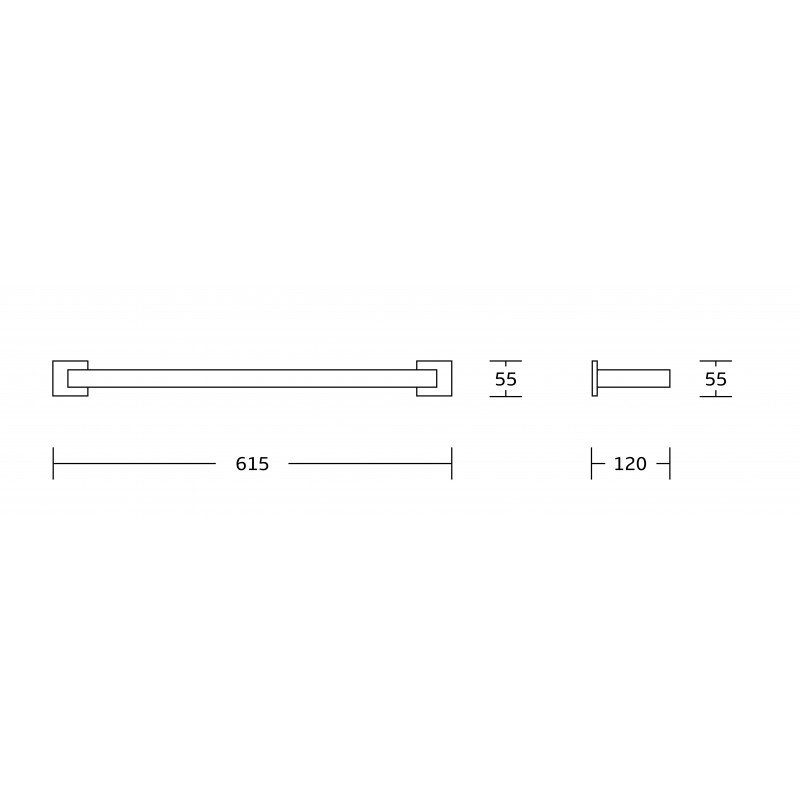 Mexen Vox porte-serviettes double, doré - 707025-55