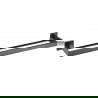 Mexen Vox double porte-serviettes, Noir - 707025-70