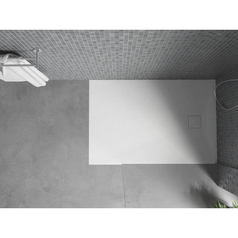 Mexen Bert receveur de douche rectangulaire SMC 90 x 70 cm, blanc - 4K107090