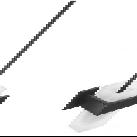 Mexen Vox brosse de toilette, noire - 707050-70