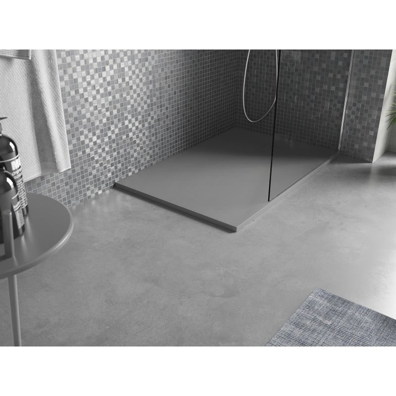 Mexen Bert receveur rectangulaire SMC 100 x 80 cm, gris - 4K618010