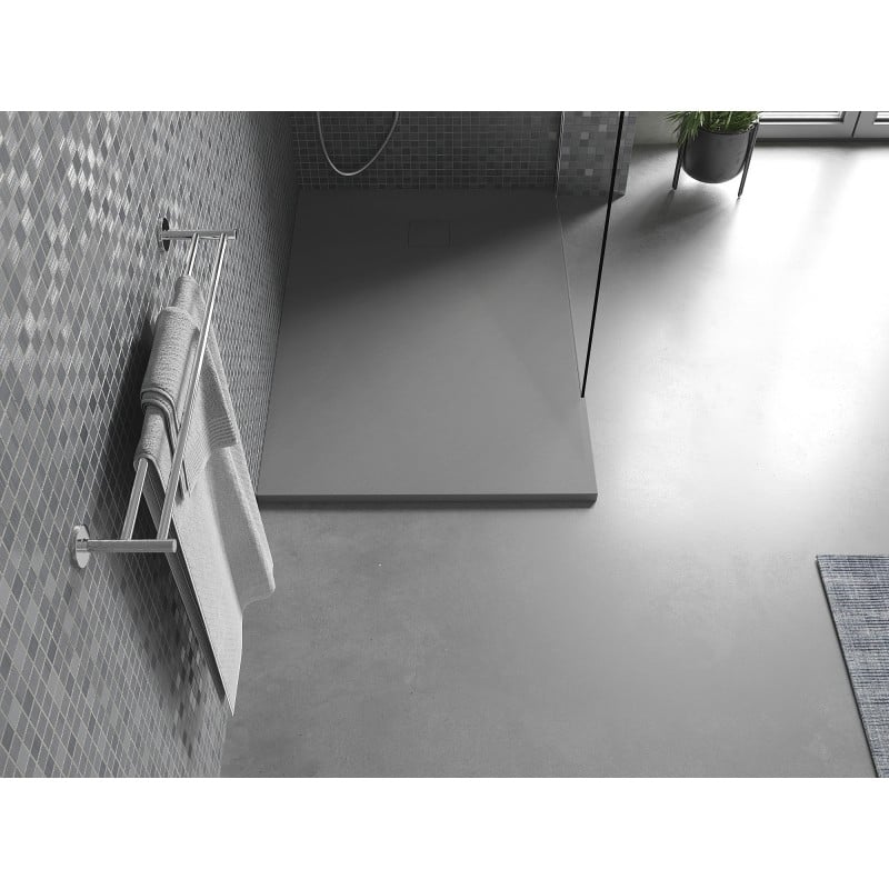 Mexen Bert receveur rectangulaire SMC 100 x 80 cm, gris - 4K618010