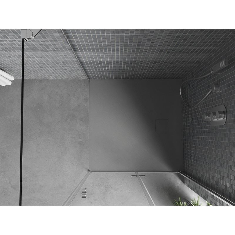 Mexen Bert receveur de douche carré SMC 90 x 90 cm, gris - 4K619090