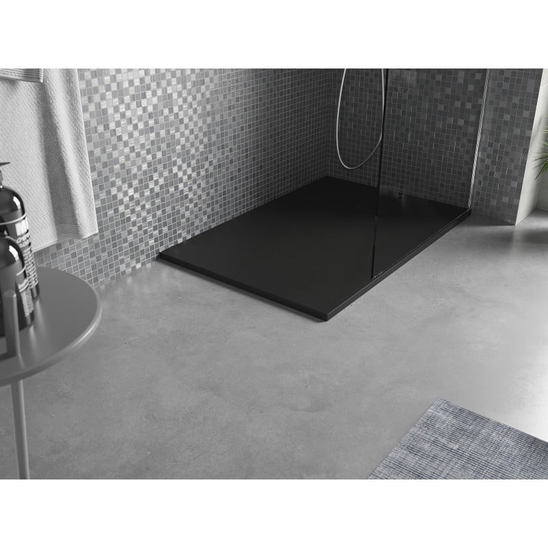 Mexen Bert receveur de douche rectangulaire SMC 100 x 70 cm, noir - 4K707010