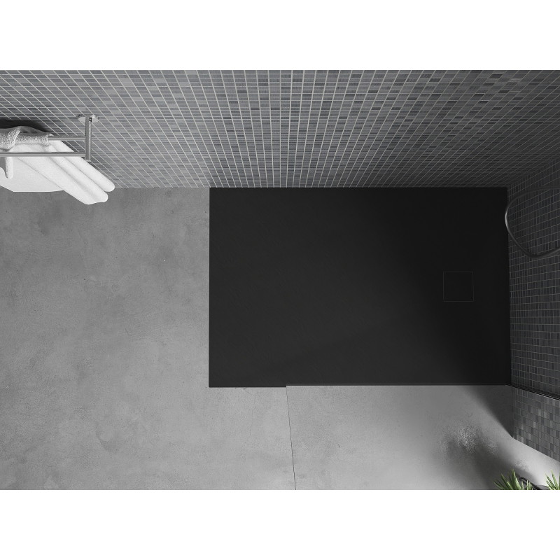 Mexen Bert receveur rectangulaire SMC 110 x 70 cm, noir - 4K707011