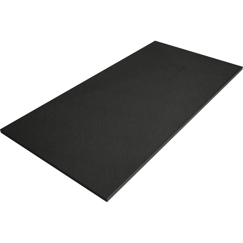 Bac de douche rectangulaire SMC 180 x 80 cm, noir - 4K708018