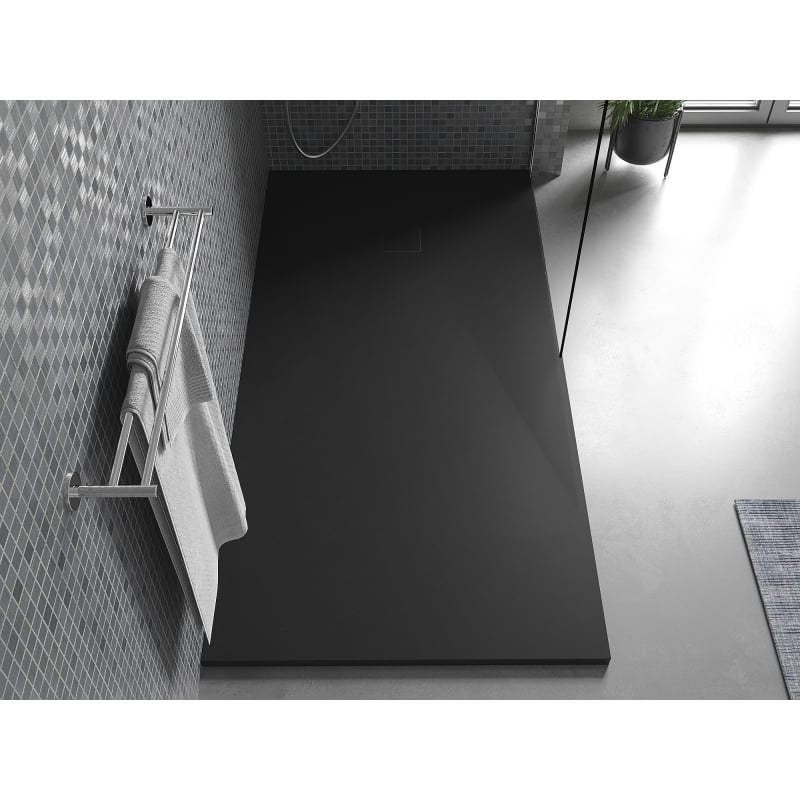 Mexen Bert receveur de douche rectangulaire SMC 180 x 80 cm, noir - 4K708018