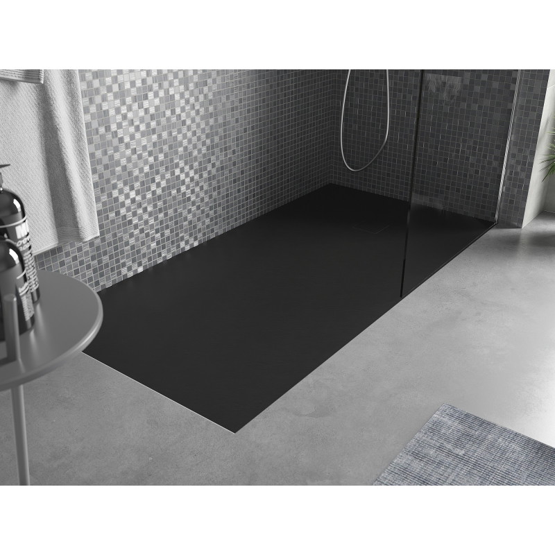 Mexen Bert receveur de douche rectangulaire SMC 180 x 80 cm, noir - 4K708018