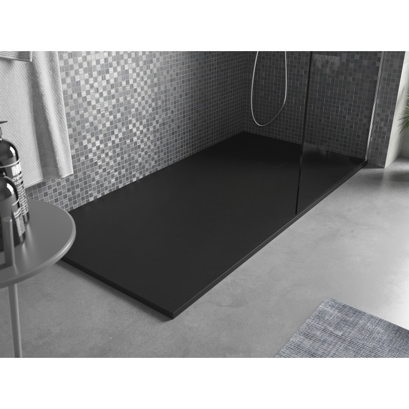 Mexen Bert receveur de douche rectangulaire SMC 180 x 80 cm, noir - 4K708018