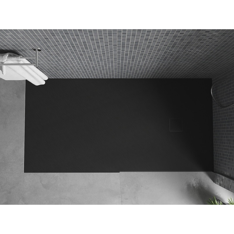 Mexen Bert receveur de douche rectangulaire SMC 180 x 80 cm, noir - 4K708018