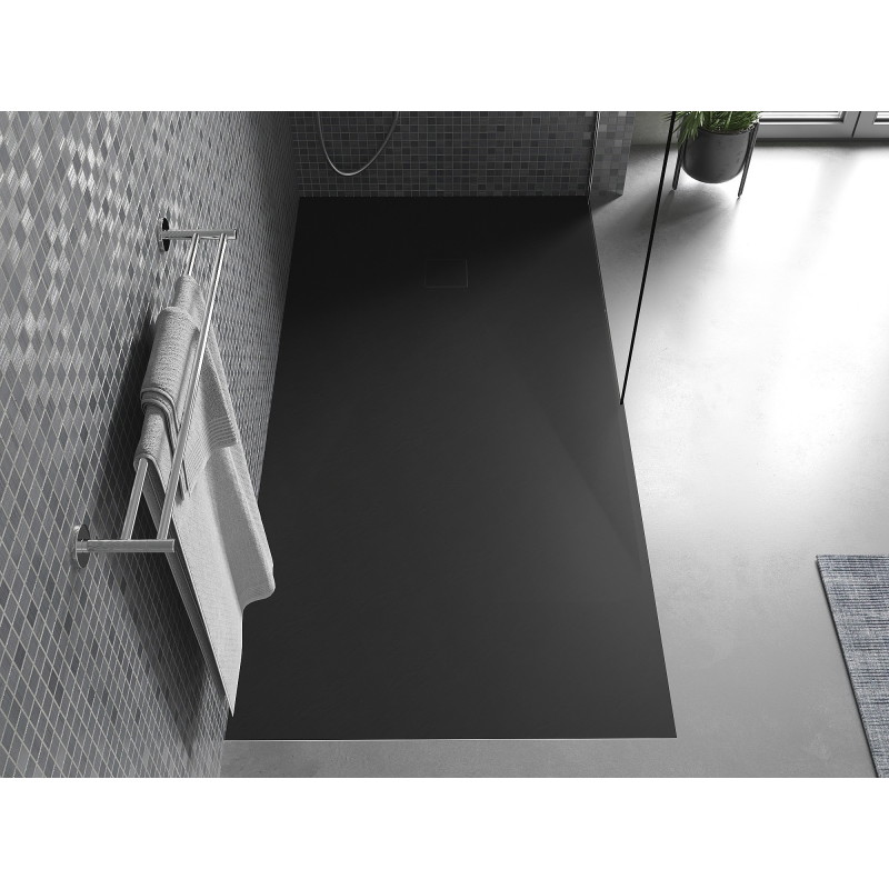 Mexen Bert receveur de douche rectangulaire SMC 180 x 80 cm, noir - 4K708018