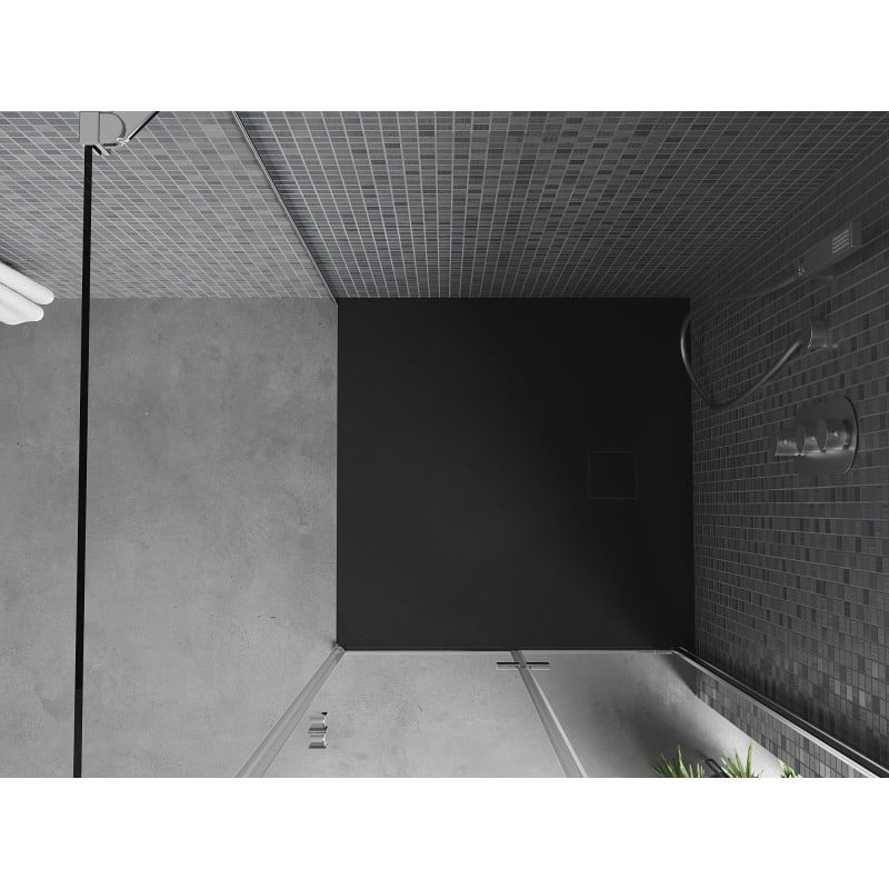Mexen Bert receveur de douche carré SMC 80 x 80 cm, noir - 4K708080