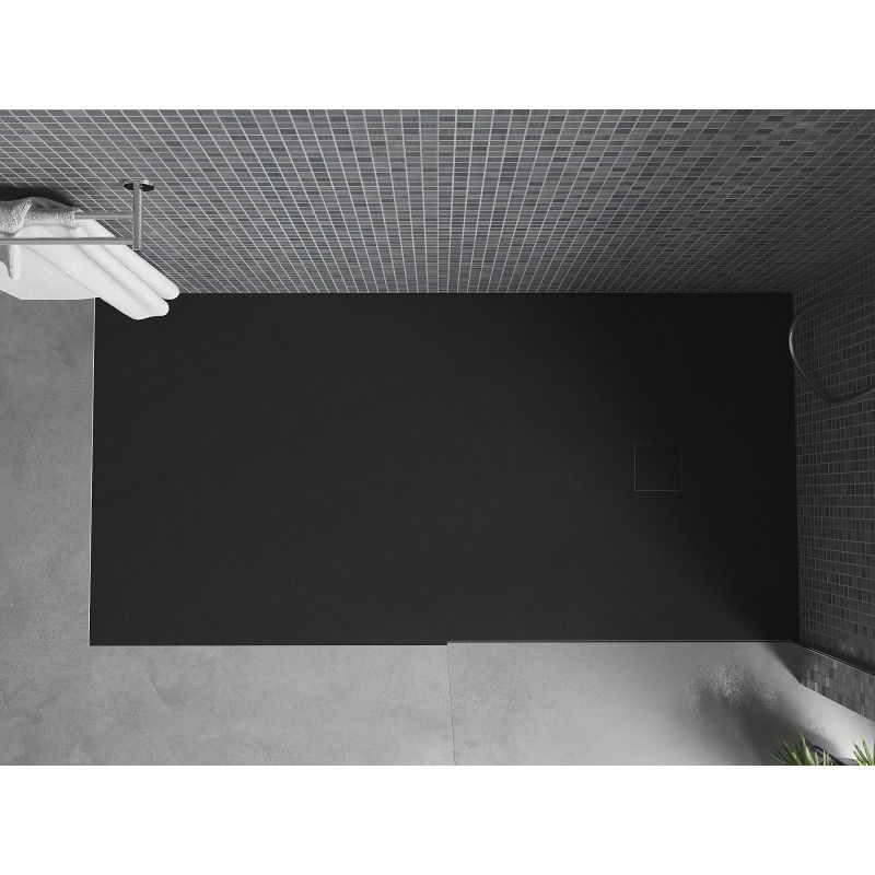 Mexen Bert receveur de douche rectangulaire SMC 180 x 90 cm, noir - 4K709018