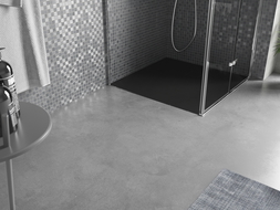Bert bac à douche carré SMC 90 x 90 cm, noir - 4K709090