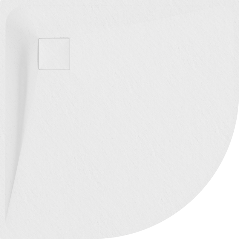 Mexen Bert receveur de douche demi-circulaire SMC 80 x 80 cm, blanc - 4KR108080