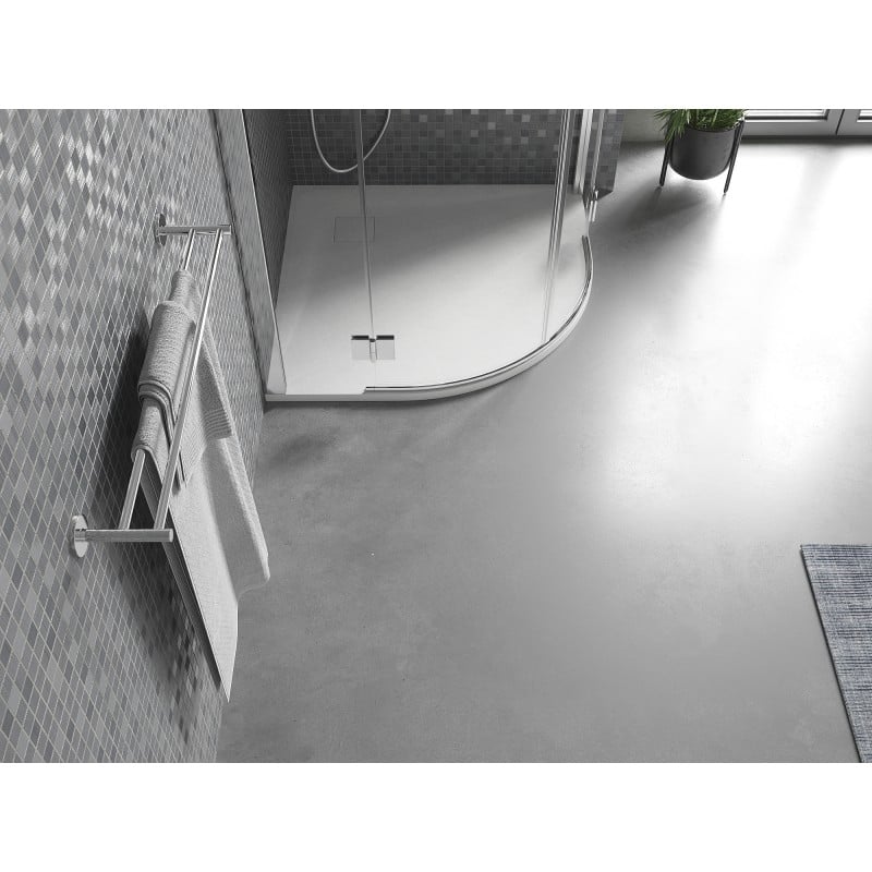 Mexen Bert receveur de douche demi-circulaire SMC 80 x 80 cm, blanc - 4KR108080