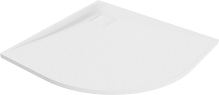 Mexen Bert receveur de douche demi-circulaire SMC 90 x 90 cm, blanc - 4KR109090