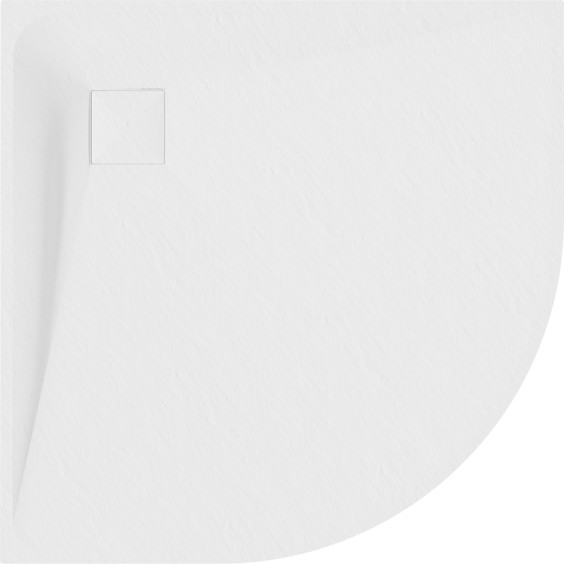 Mexen Bert receveur de douche demi-circulaire SMC 90 x 90 cm, blanc - 4KR109090