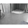 Baignoire Mexen Bert demi-circulaire SMC 90 x 90 cm, blanche - 4KR109090