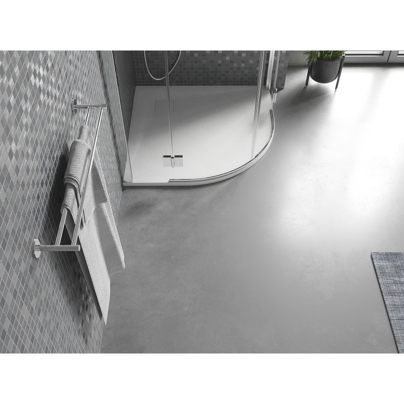 Mexen Bert receveur de douche demi-circulaire SMC 90 x 90 cm, blanc - 4KR109090
