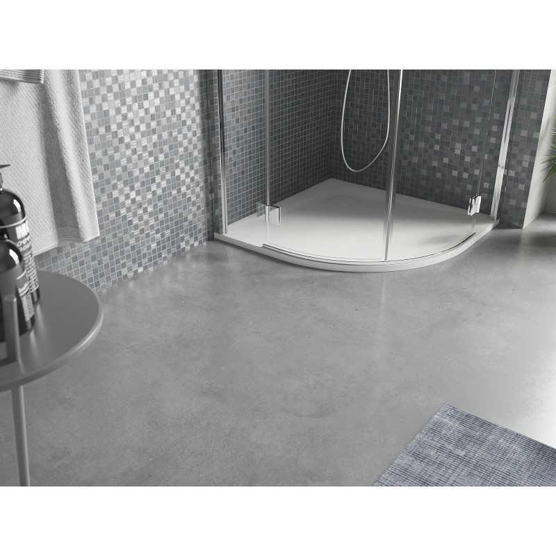 Mexen Bert receveur de douche demi-circulaire SMC 90 x 90 cm, blanc - 4KR109090
