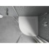 Baignoire Mexen Bert demi-circulaire SMC 90 x 90 cm, blanche - 4KR109090