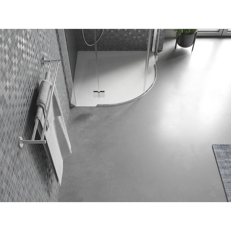 Mexen Bert receveur de douche demi-circulaire SMC 90 x 90 cm, blanc - 4KR109090
