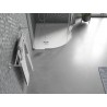 Mexen Bert receveur de douche demi-circulaire SMC 90 x 90 cm, blanc - 4KR109090