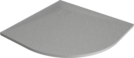 Bac à douche Mexen Bert semi-circulaire SMC 90 x 90 cm, gris - 4KR619090