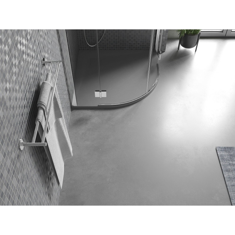 Mexen Bert receveur de douche semi-circulaire SMC 90 x 90 cm, gris - 4KR619090