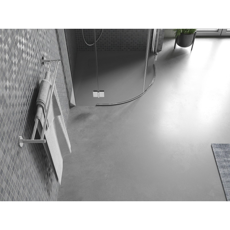 Mexen Bert receveur de douche semi-circulaire SMC 90 x 90 cm, gris - 4KR619090