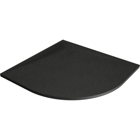 Receveur de douche Mexen Bert demi-circulaire SMC 80 x 80 cm, noir - 4KR708080