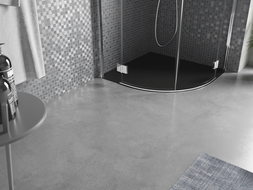 Receveur de douche Mexen Bert demi-circulaire SMC 80 x 80 cm, noir - 4KR708080