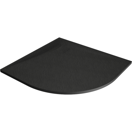 Baignoire Mexen Bert semi-circulaire SMC 90 x 90 cm, noir - 4KR709090