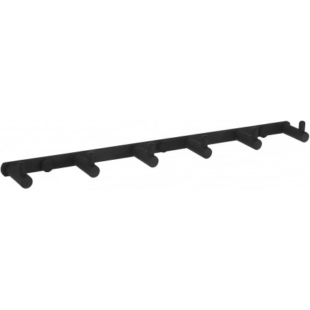 Mexen crochet pour serviette avec six supports, noir - 709166-70
