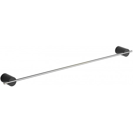 Mexen Aron porte-serviettes, Noir/Chrome - 7088124-07