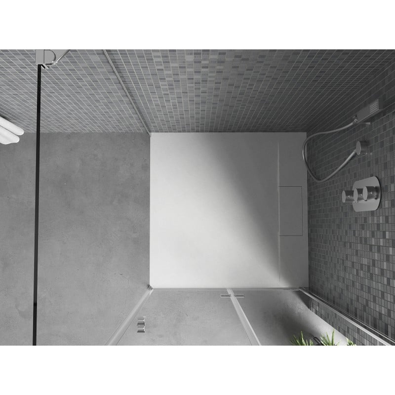 Mexen Otto receveur de douche carré SMC 90 x 90 cm, blanc - 4N109090